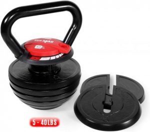 Yes4All 10-40lb Adjustable Kettlebell Weights Set