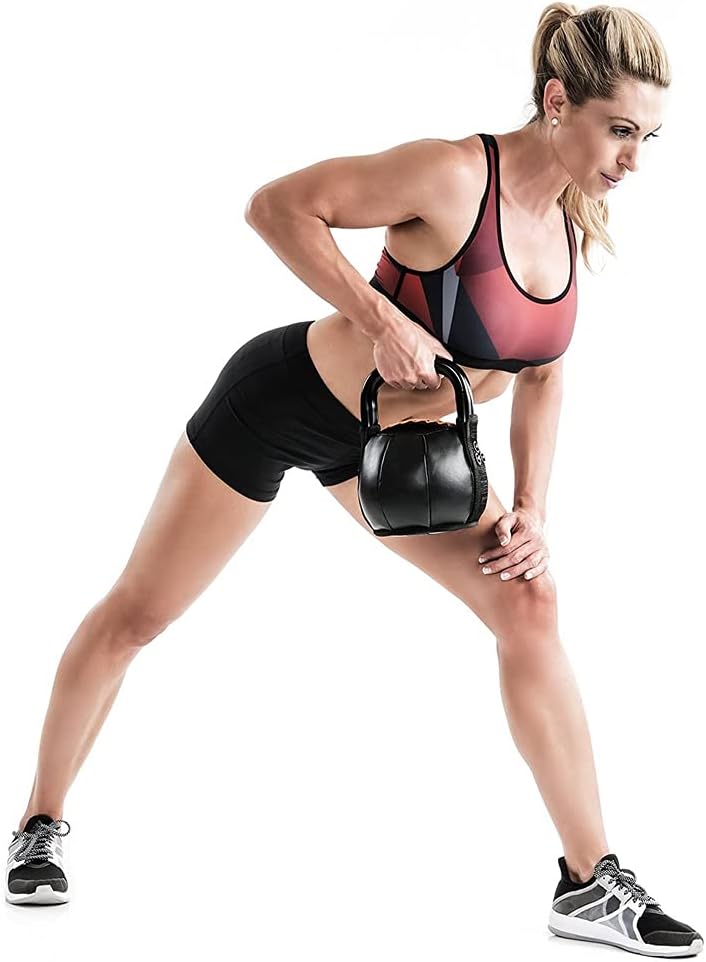 Bionic Body Soft Kettlebell with Handle for Weightlifting, Conditioning, Strength and core Training