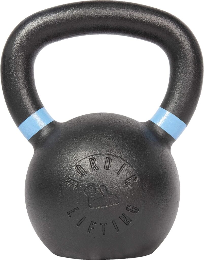 Kettlebell Made for CrossFit  Gym Workouts - Real Cast Iron for Strength Training by Nordic Lifting