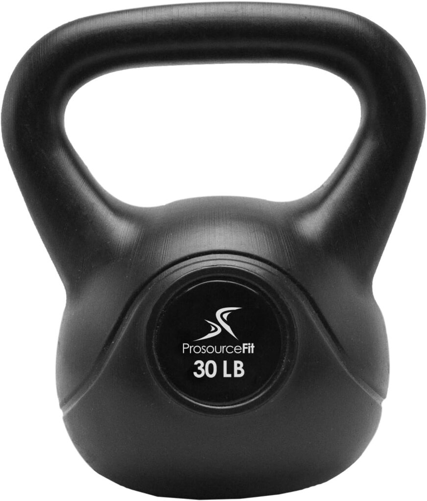 ProSource Vinyl Plastic Kettlebell from 10, 15, 20, 25, 30, and 35 lbs