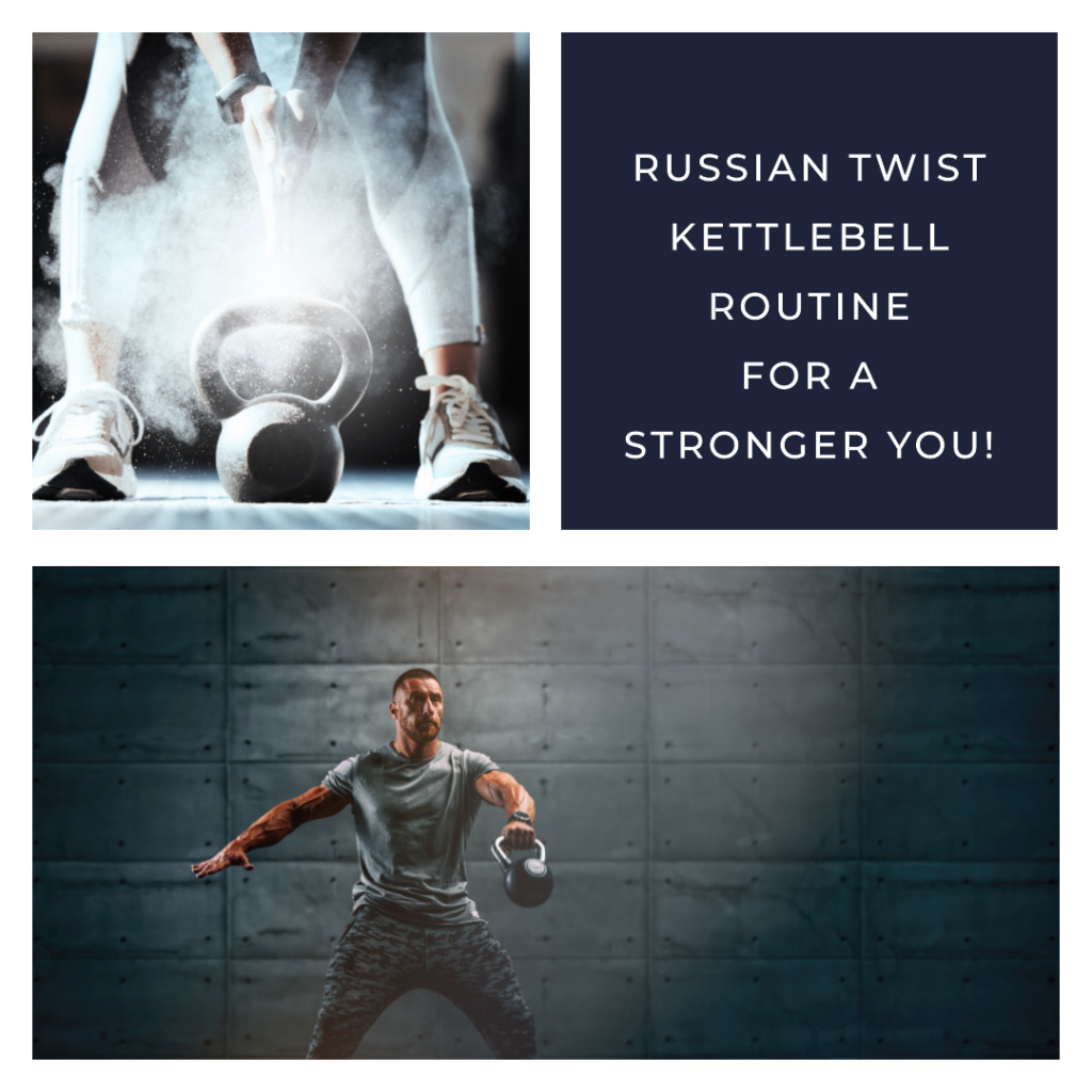 Russian Twist Kettlebell Routine