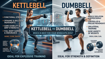 Kettlebell vs Dumbbell