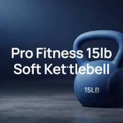 Pro Fitness 15lb Soft Kettlebell Blue
