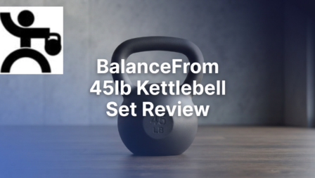 BalanceFrom 45lb Kettlebell Set