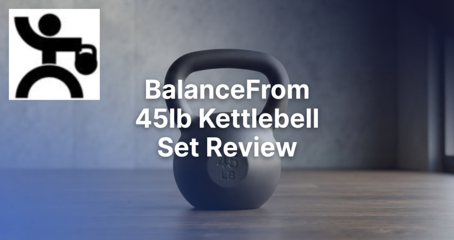 BalanceFrom 45lb Kettlebell Set