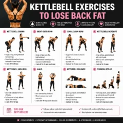 Kettlebell Exercises to Lose Back Fat